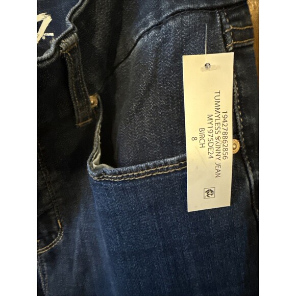 Women’s Seven Skinny Jeans Tummy Less High Rise Control Panel Sz8 Stretch MSRP69 - Picture 6 of 7